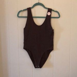 Forever 21 Brown bodysuit in Medium